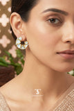 Neelkamal Mossanite Polki Earrings