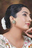 Elegant ethnic tops earrings suitable for festive styling
