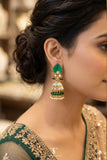Kalika Jhumka Kundan Earrings