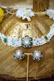 Kiran Mossanite Polki Choker Set
