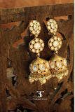 Royal Polki Jhumka Earrings