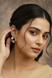 Elegant traditional hoops earrings suitable for festive wear
