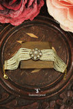 Rasika polki bracelet with traditional gold plated design