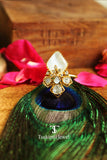 Ethnic handcrafted ring reflecting classic Indian artistry