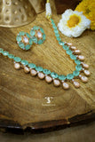 Somya Mossanite Polki Necklace Set