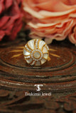 Classic ethnic ring reflecting timeless Indian artistry