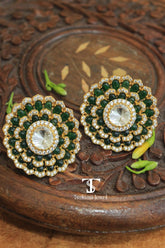 traditional kundan earrings for women