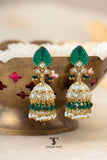 Kalika Jhumka Kundan Earrings