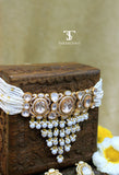Risha Mossanite Polki Necklace Set