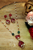 Rani Jadau Pendant Set