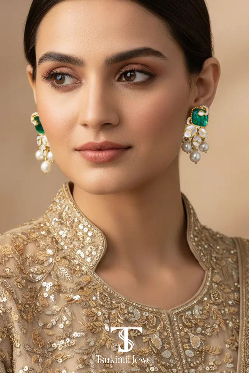 Aanya Mother of Pearl Earrings