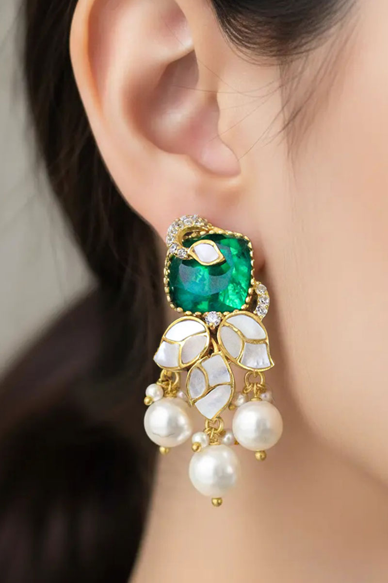 Aanya Mother of Pearl Earrings