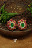 Traditional Indian tops earrings with intricate handcrafted design