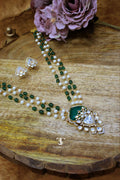 Anamika Polki Pendant Set