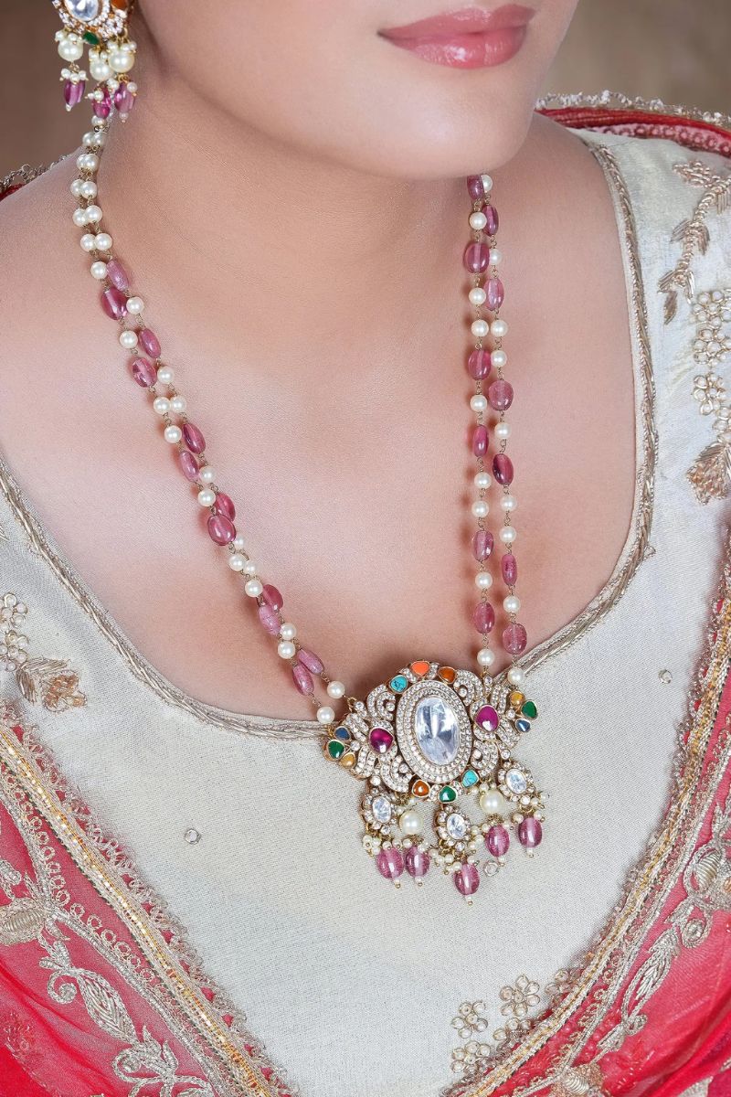 Designer kundan pendants set