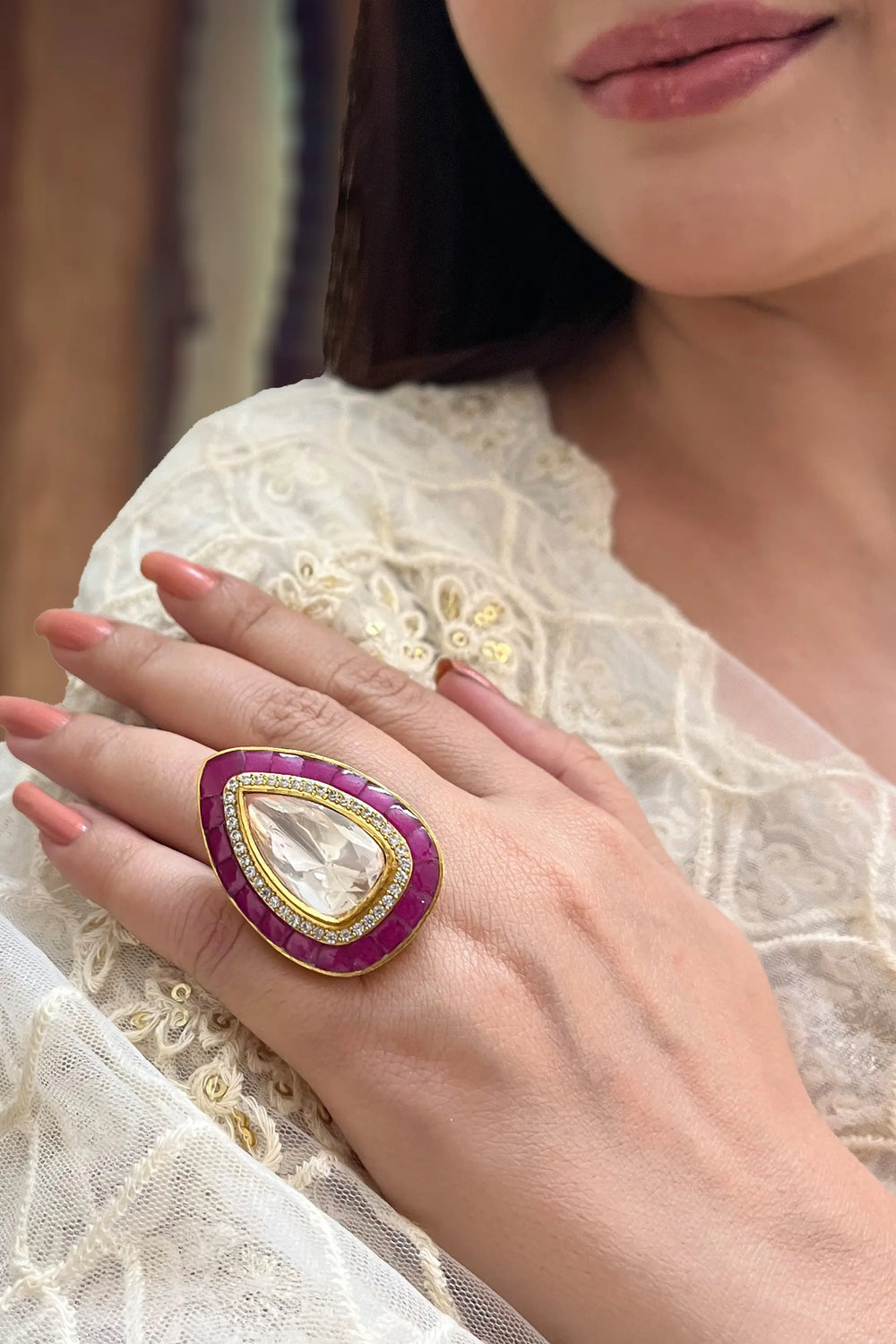 Classic handcrafted ring reflecting timeless Indian artistry