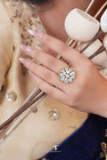 Gulbahar Polki Ring