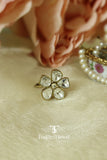 Elegant gulnoor polki ring for women with ethnic detailing