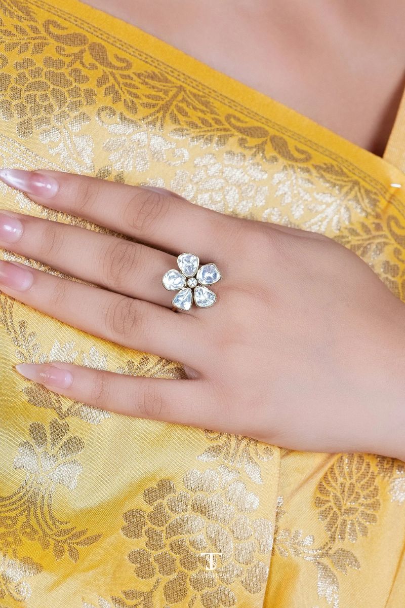 Gulnoor Polki Ring