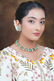 Handcrafted gulzar polki necklace set inspired by heritage jewellery