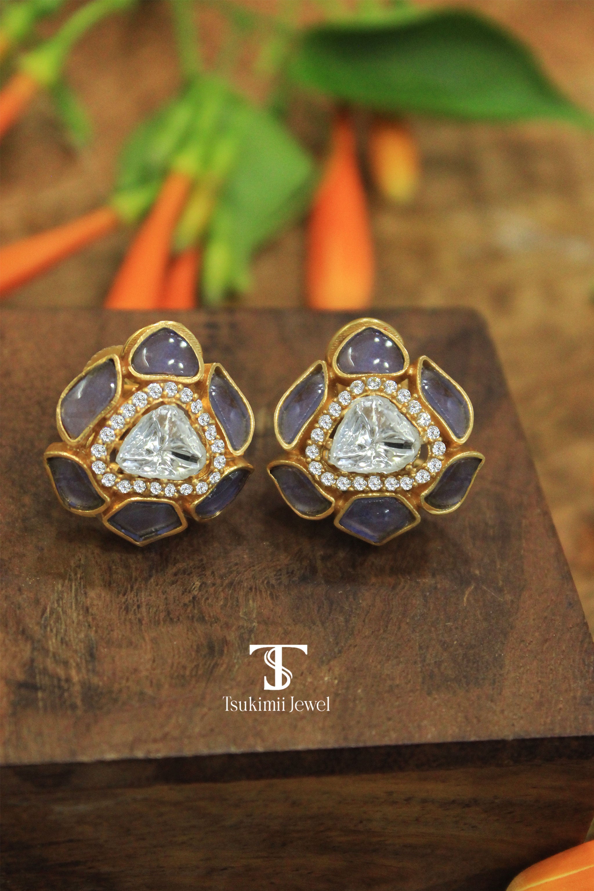 Ira Polki Earrings