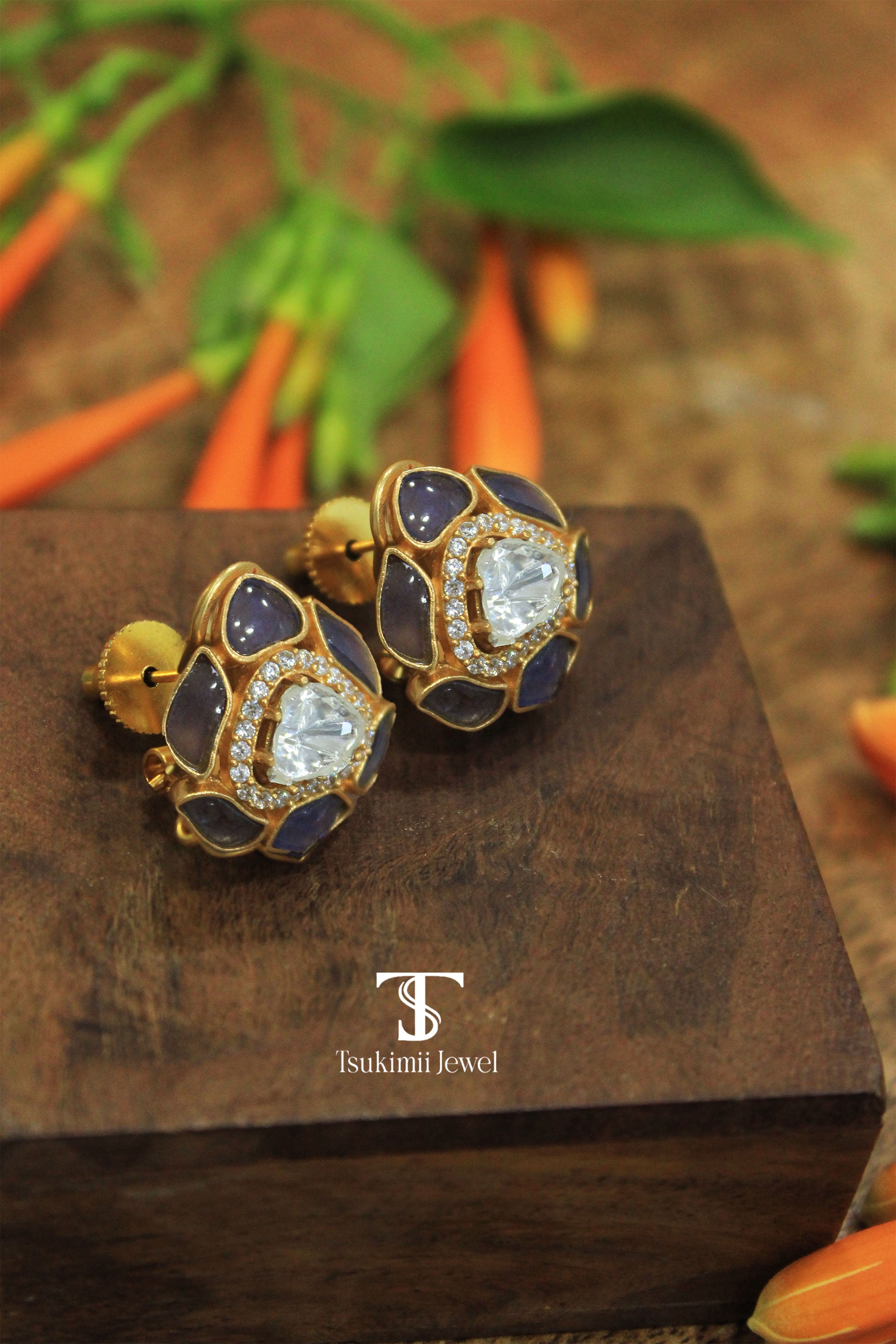 Ira Polki Earrings