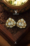 Karnphool Mossanite Polki Earrings