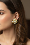 Karnphool Mossanite Polki Earrings