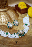 Kiran Mossanite Polki Choker Set