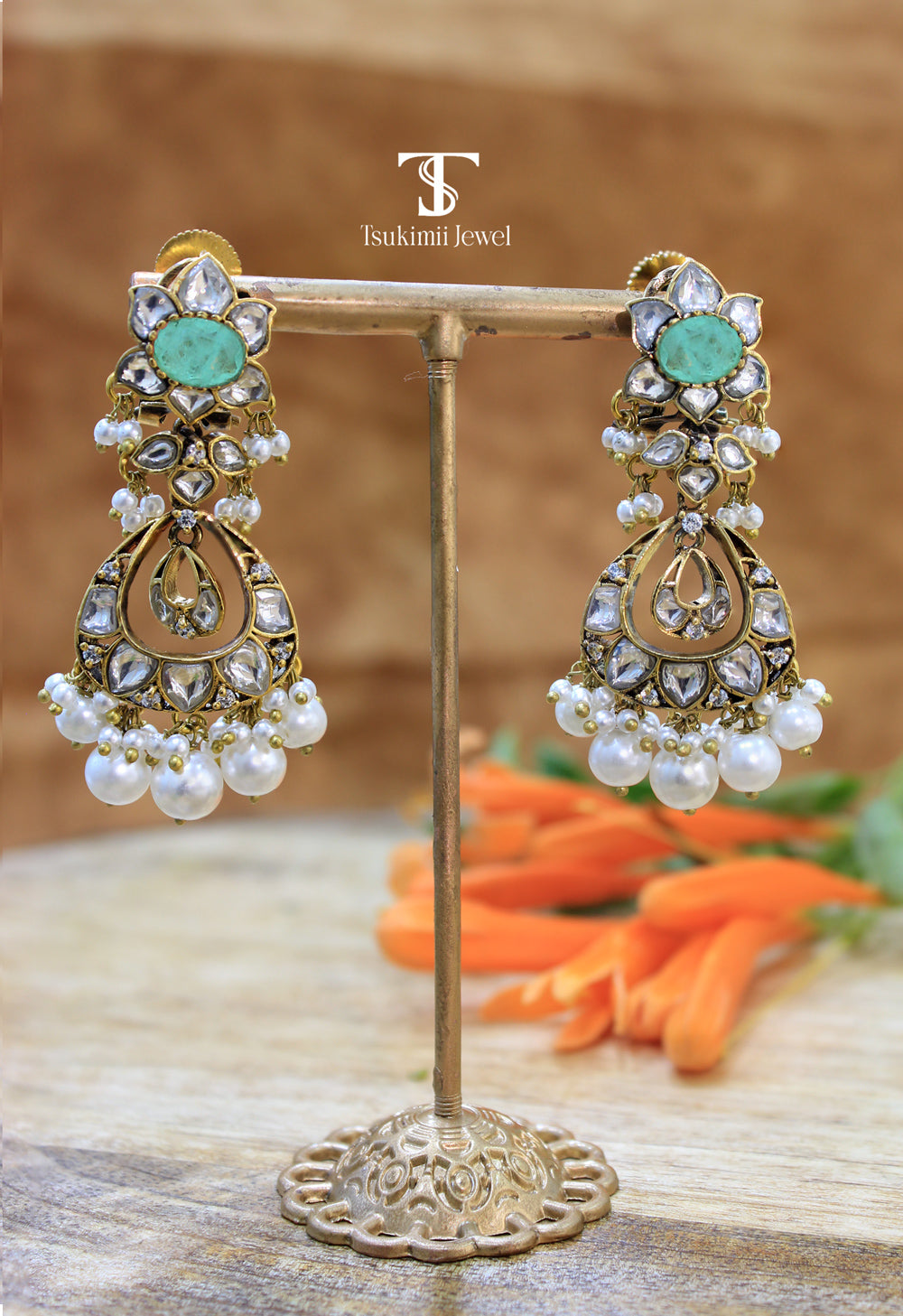 Madhuri Kundan Earrings