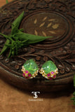 Minimal traditional earring tops inspired by Indian design
