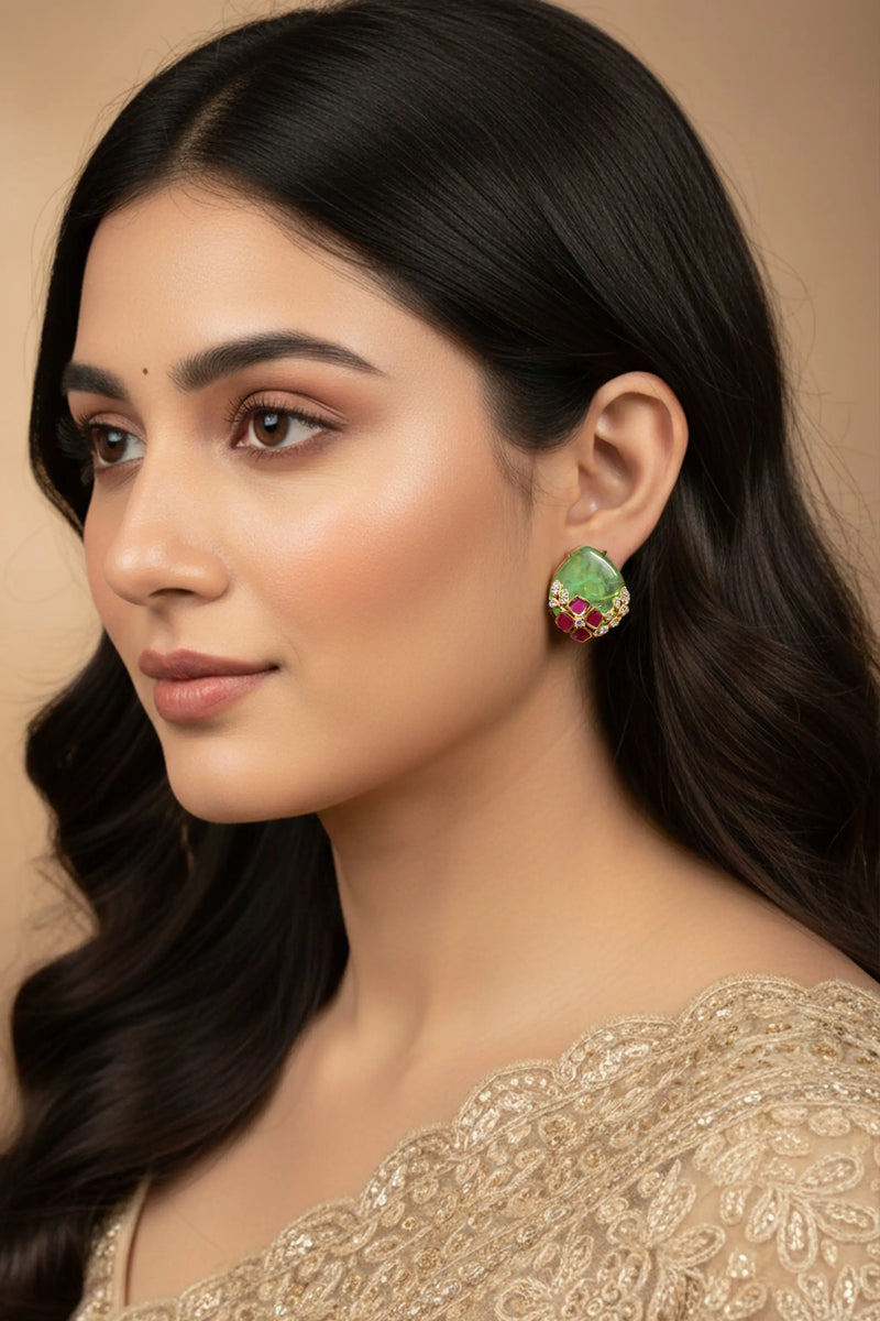 Meher Jadau Earrings alternate view
