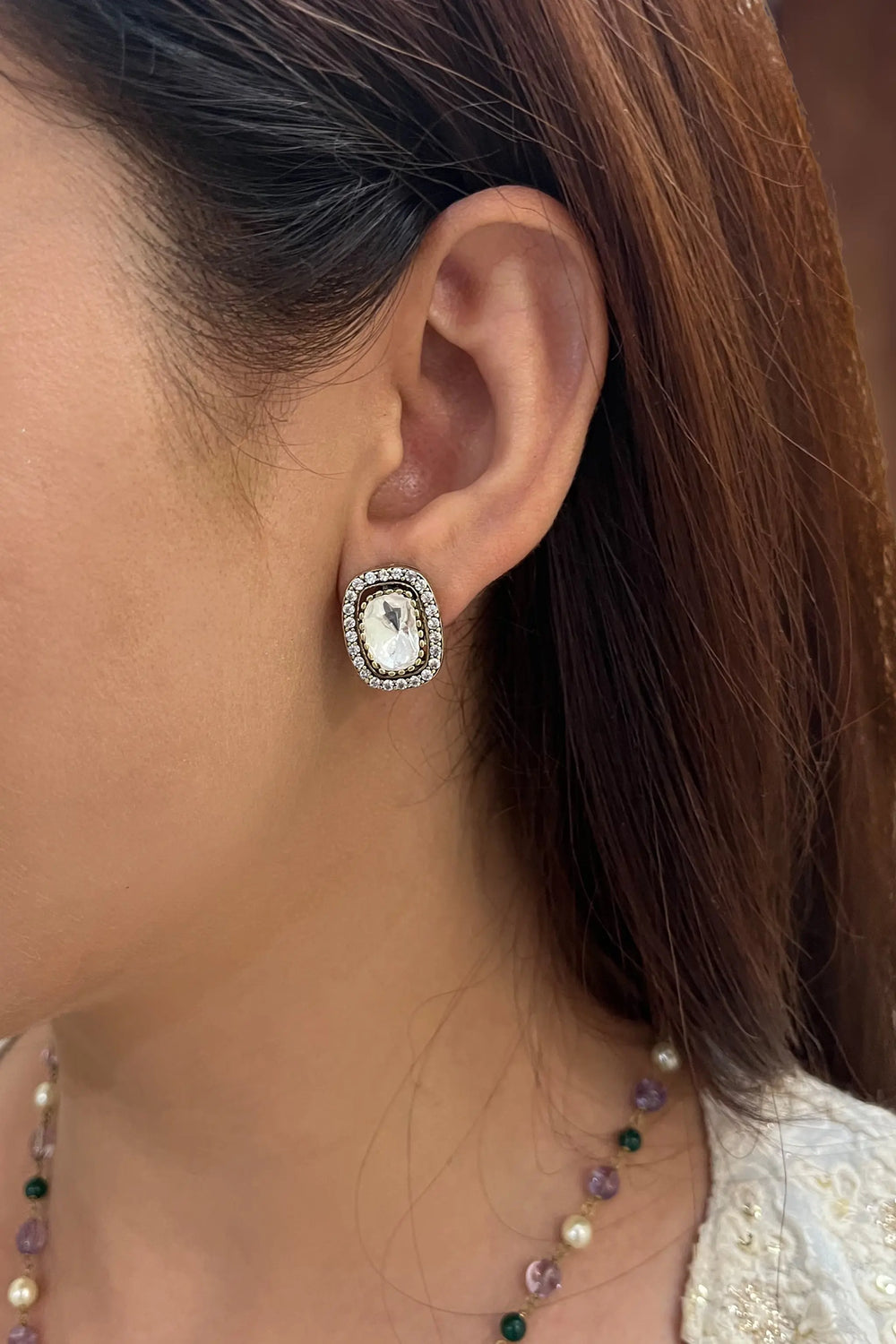 Royal polki locket set inspired by heritage craftsmanship