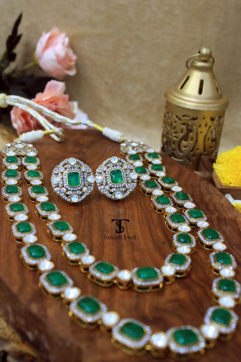 Noora Polki Necklace Set