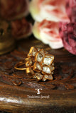 Traditional Indian statement ring with handcrafted detailing