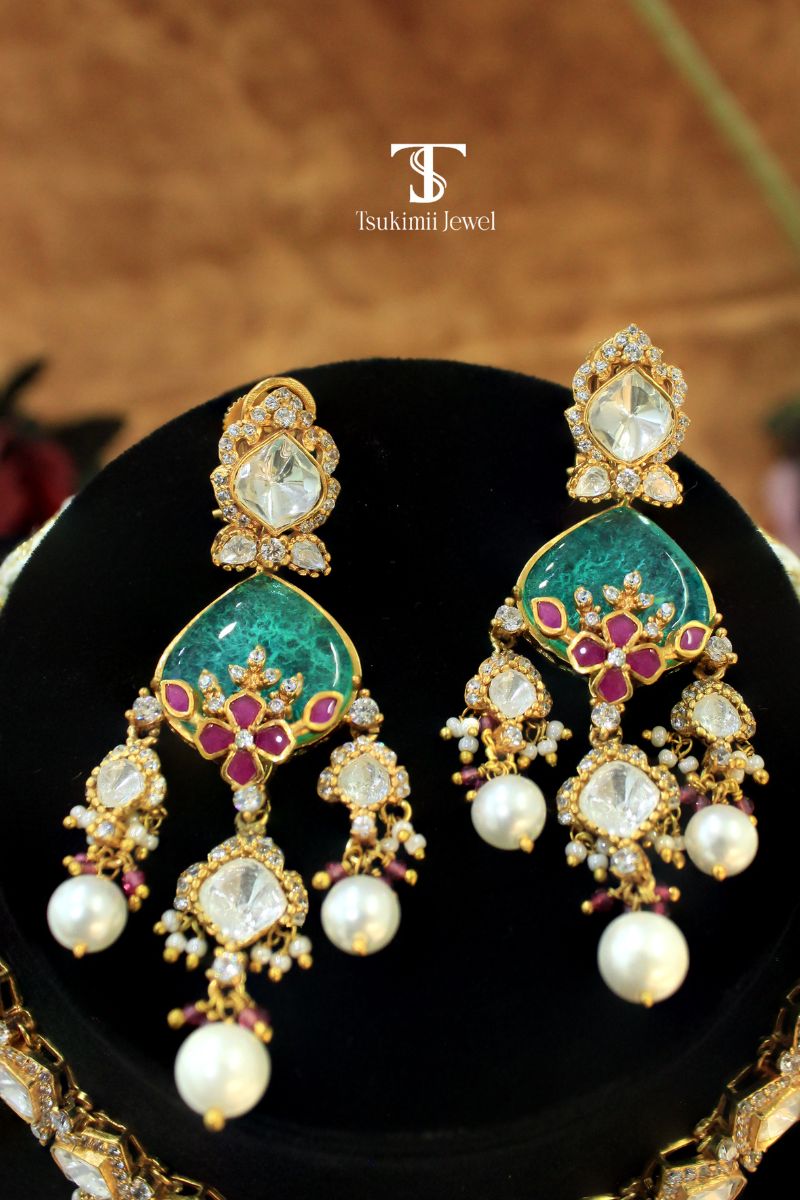 Pannashree Polki Necklace Set