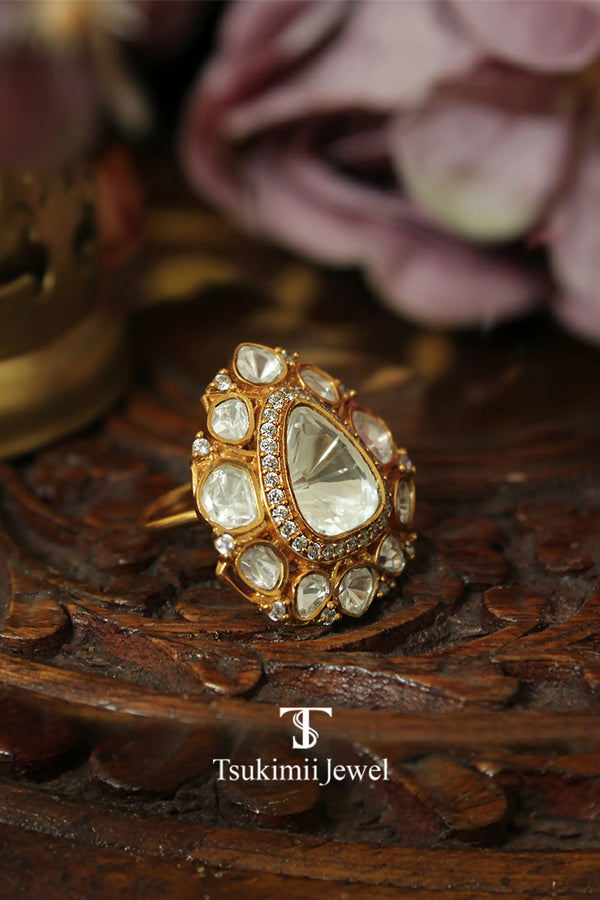 Ziyana Polki Ring