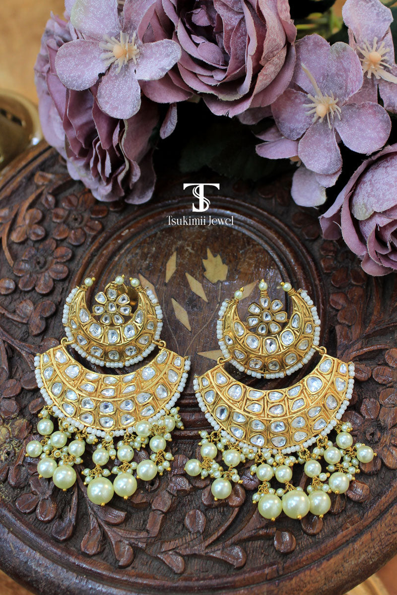 Rasika Chaandbali Polki Earrings