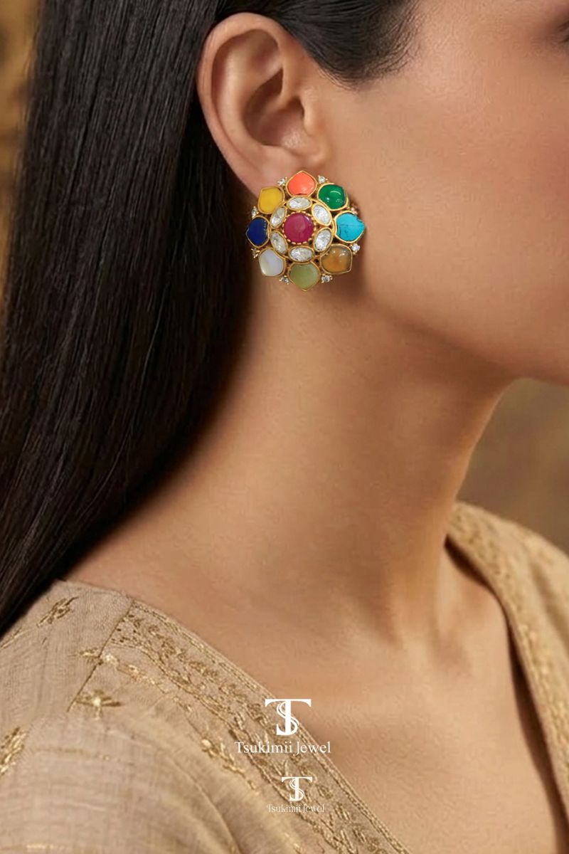 Rangmahal Jadau Earrings