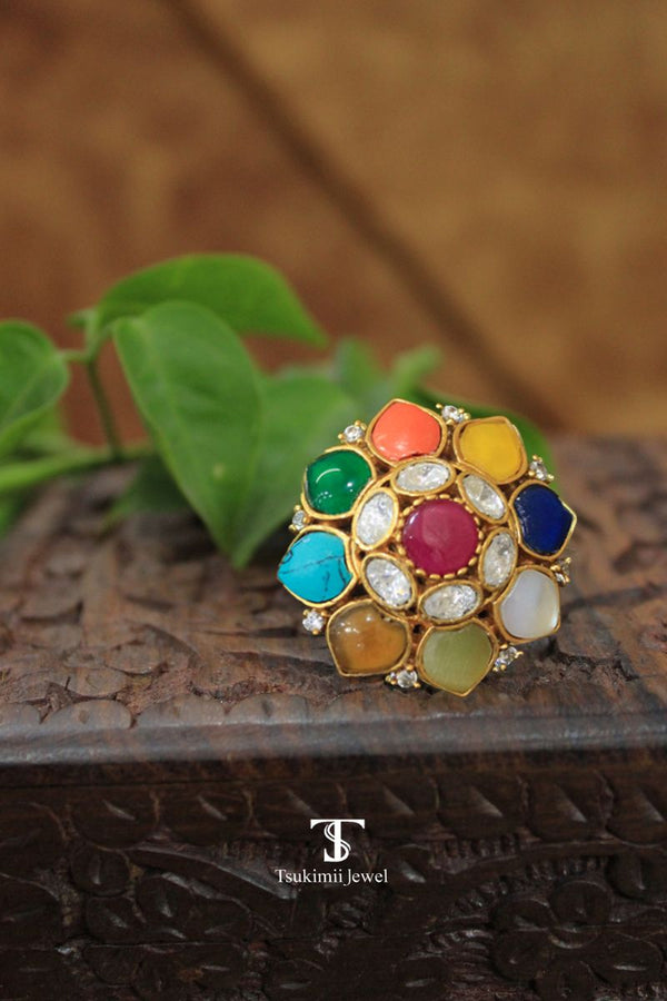 Rangmahal Jadau Ring