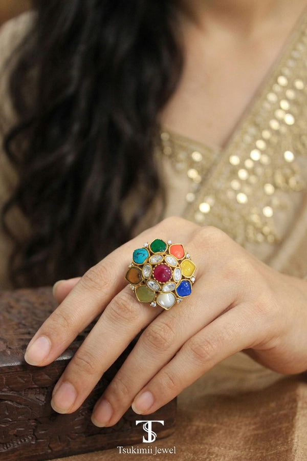 Rangmahal Jadau Ring