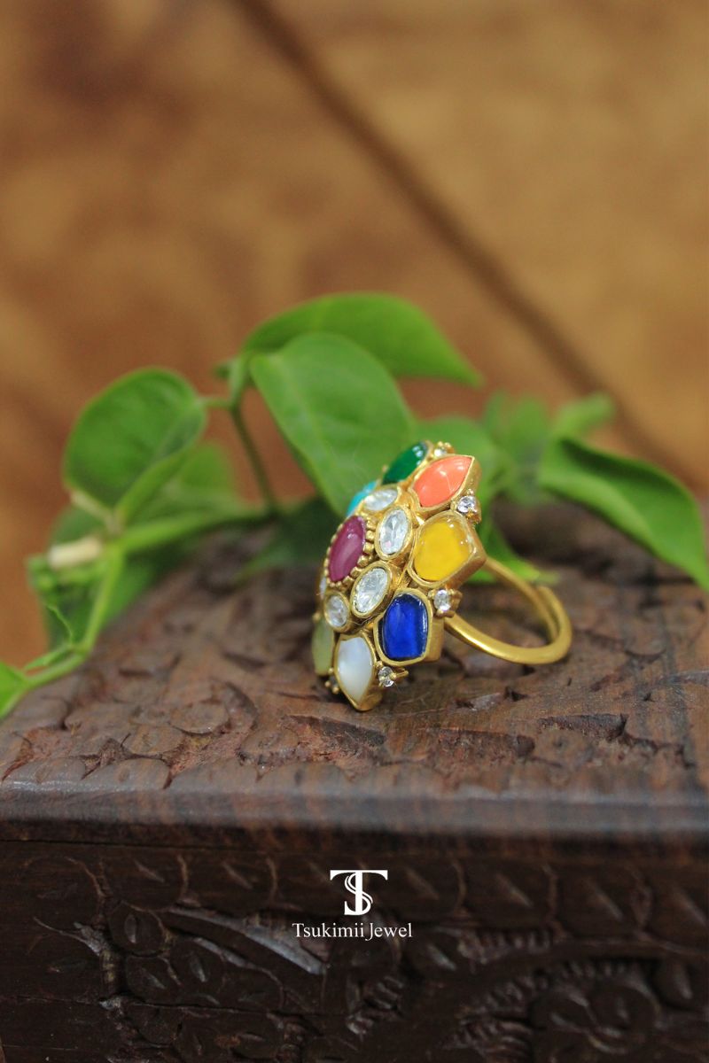 Rangmahal Jadau Ring