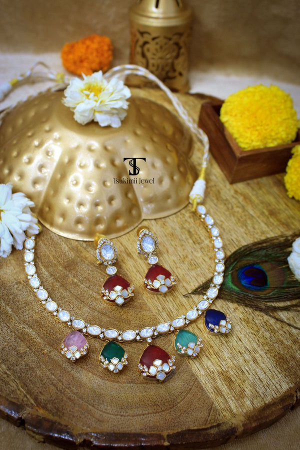 Rangmala Polki Necklace