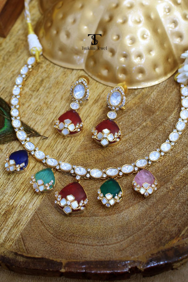 Rangmala Polki Necklace