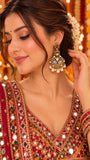 Rangmoti Chandbali Earrings