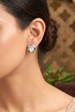 Ratnika Mossanite Polki Earrings