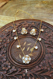 Samira Mossanite Polki Necklace Set