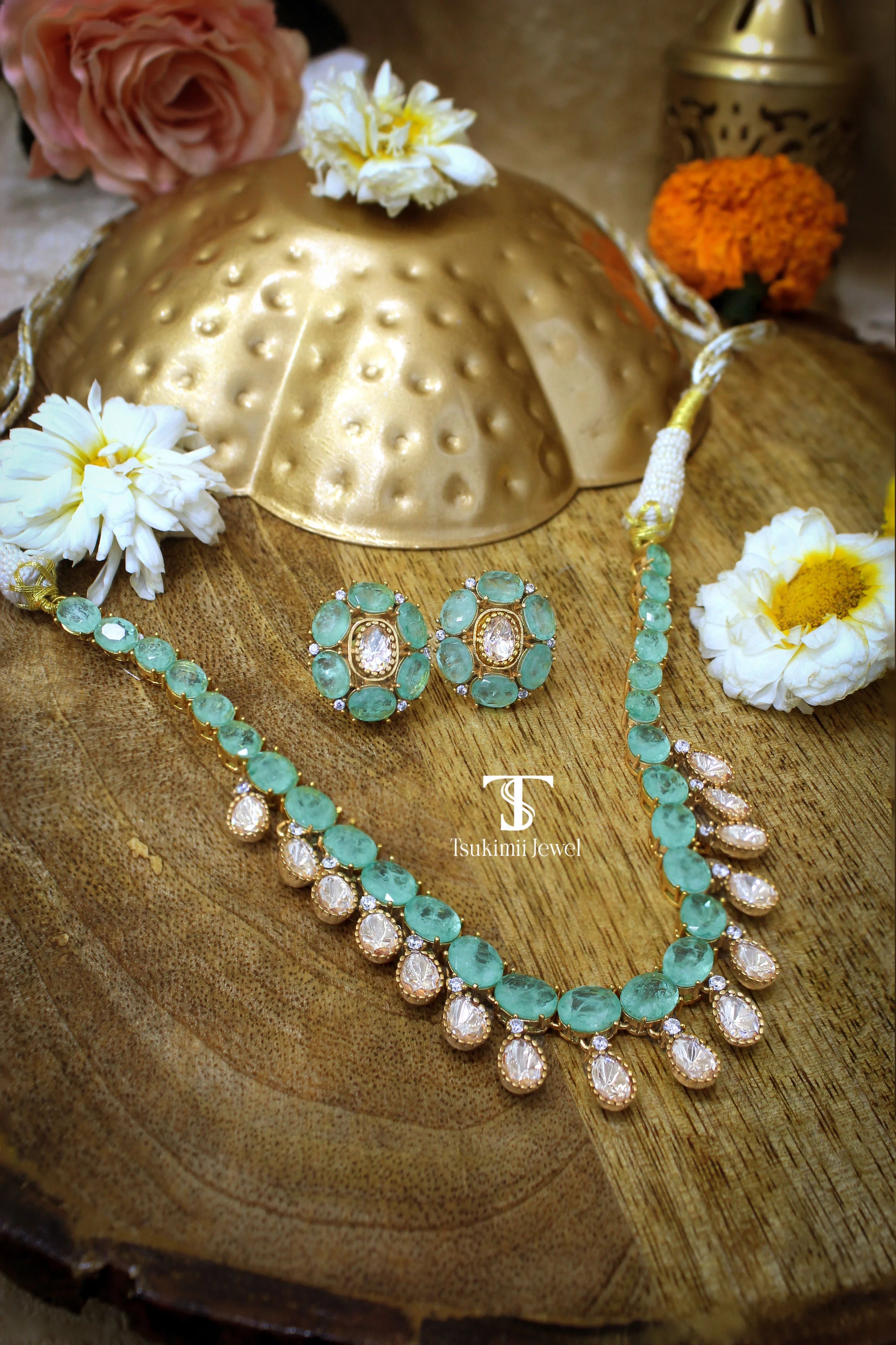 Polki Necklaceset