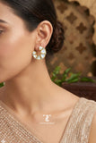 Neelkamal Mossanite Polki Earrings