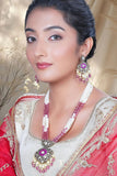 Rajvika Polki Pendant Set